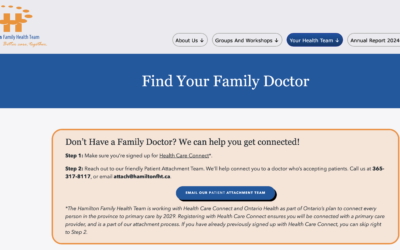 Looking for a Family Doctor?